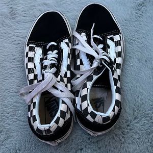 Classic checkered vans